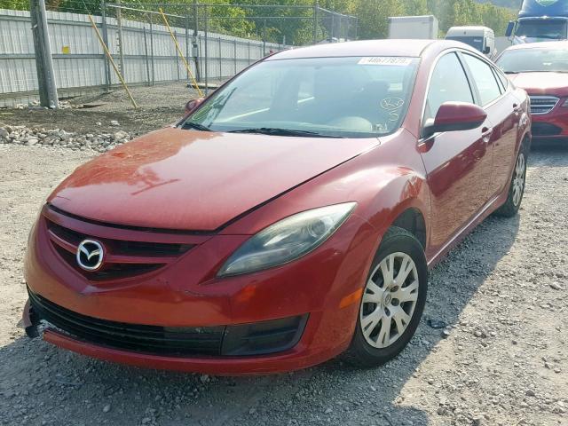 1YVHZ8BH3A5M32316 - 2010 MAZDA 6 I RED photo 2