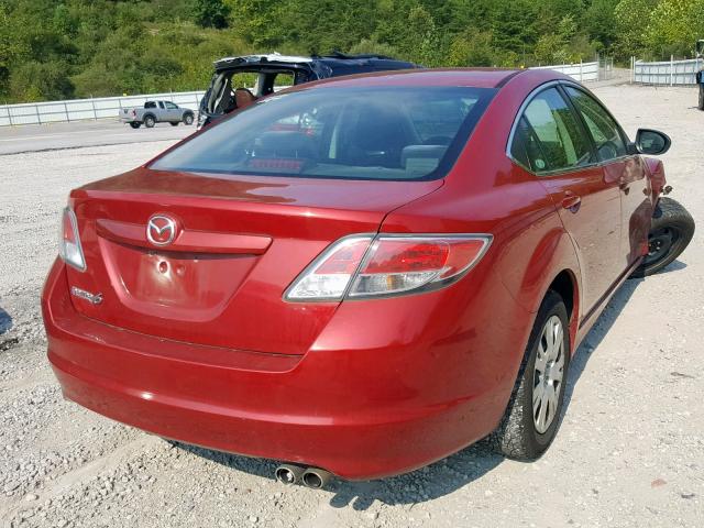 1YVHZ8BH3A5M32316 - 2010 MAZDA 6 I RED photo 4