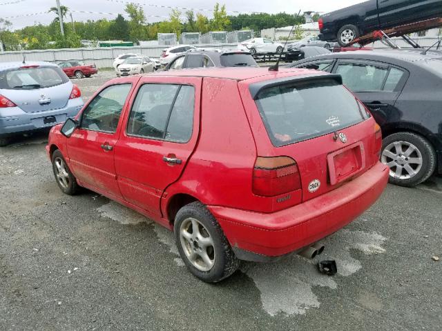 3VWFA81H2XM209805 - 1999 VOLKSWAGEN GOLF GL RED photo 3