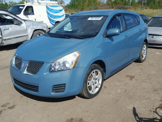 5Y2SP67079Z429383 - 2009 PONTIAC VIBE BLUE photo 2