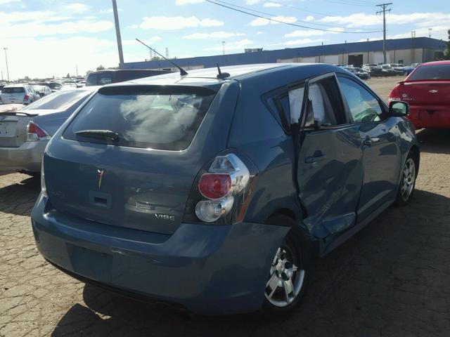 5Y2SP67079Z429383 - 2009 PONTIAC VIBE BLUE photo 4