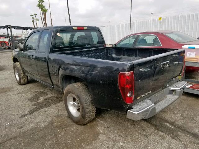 1GCCS198868245516 - 2006 CHEVROLET COLORADO BLACK photo 3