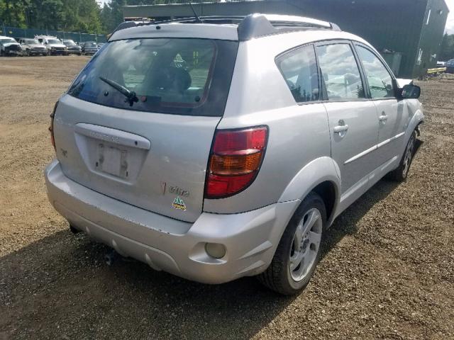 5Y2SL62814Z426657 - 2004 PONTIAC VIBE SILVER photo 4