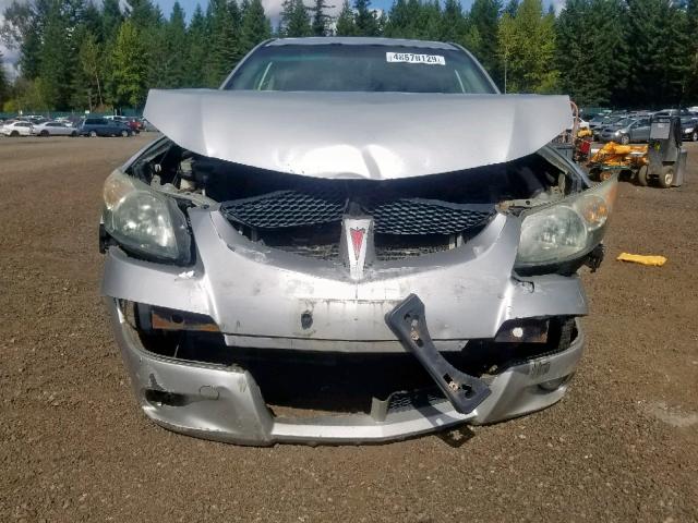 5Y2SL62814Z426657 - 2004 PONTIAC VIBE SILVER photo 9