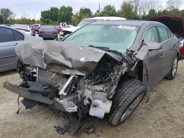 1G4GC5ED9BF109552 - 2011 BUICK LACROSSE C BROWN photo 2