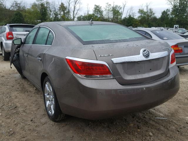 1G4GC5ED9BF109552 - 2011 BUICK LACROSSE C BROWN photo 3