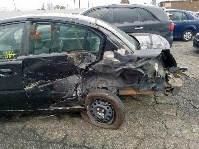 1G8AZ52F55Z114792 - 2005 SATURN ION LEVEL BLACK photo 10