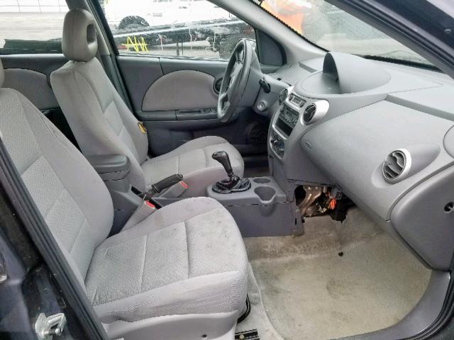 1G8AZ52F55Z114792 - 2005 SATURN ION LEVEL BLACK photo 5