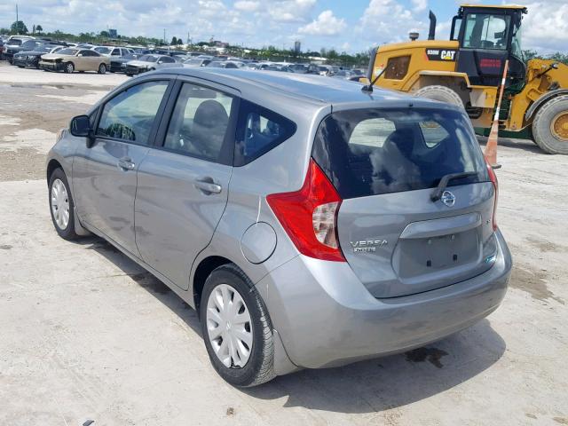 3N1CE2CP0EL378903 - 2014 NISSAN VERSA NOTE SILVER photo 3