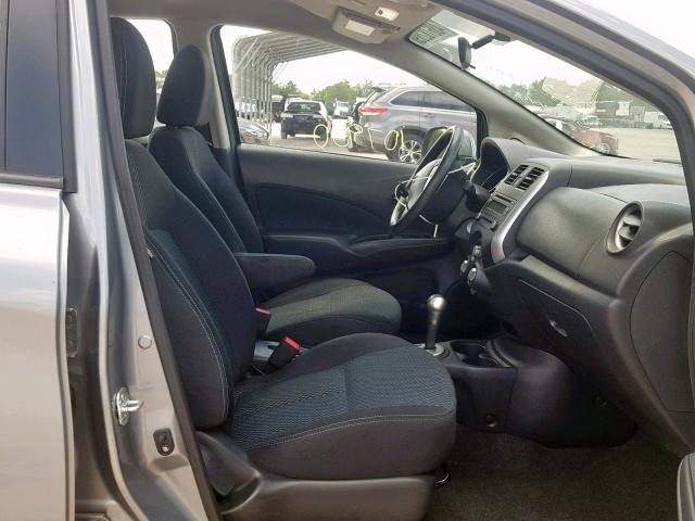 3N1CE2CP0EL378903 - 2014 NISSAN VERSA NOTE SILVER photo 5