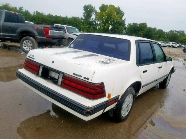 1G2AE19W6GT263965 - 1986 PONTIAC 6000 SE WHITE photo 4