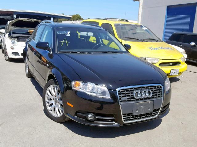 WAUKF78E08A141539 - 2008 AUDI A4 2.0T AV BLACK photo 1