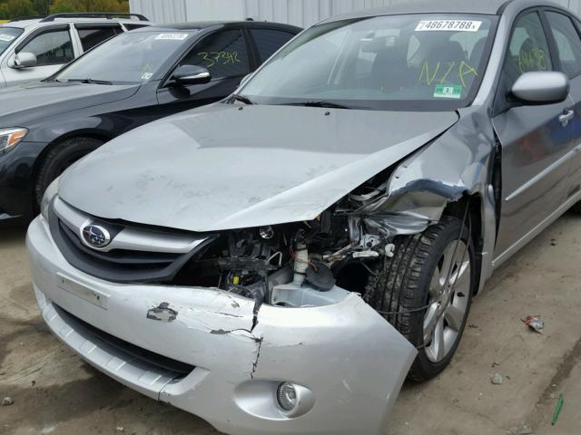 JF1GH6D6XAG811666 - 2010 SUBARU IMPREZA OU SILVER photo 9