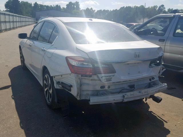 1HGCR2F85GA055741 - 2016 HONDA ACCORD EXL WHITE photo 3