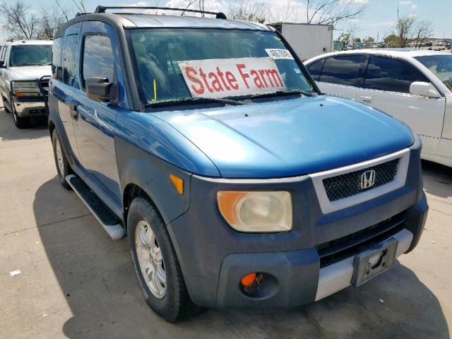 5J6YH28636L004836 - 2006 HONDA ELEMENT EX BLUE photo 1