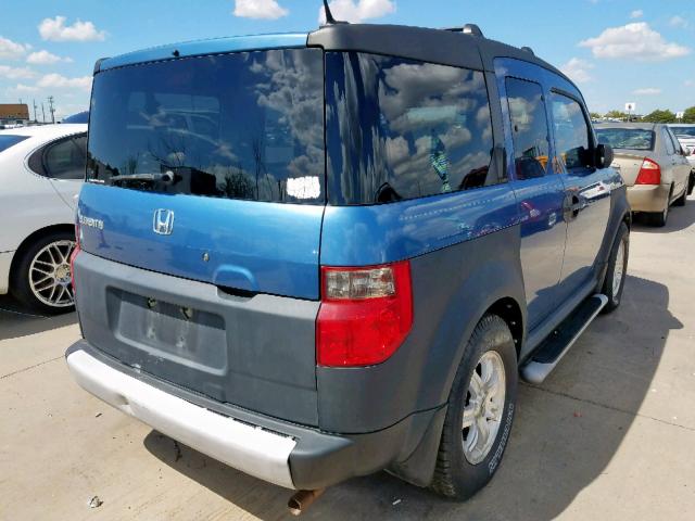 5J6YH28636L004836 - 2006 HONDA ELEMENT EX BLUE photo 4