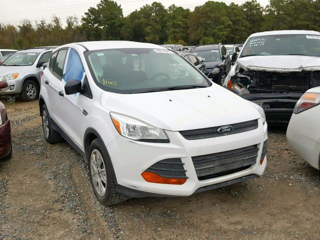 1FMCU0F75EUA86195 - 2014 FORD ESCAPE S WHITE photo 1