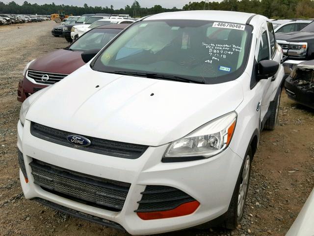 1FMCU0F75EUA86195 - 2014 FORD ESCAPE S WHITE photo 2