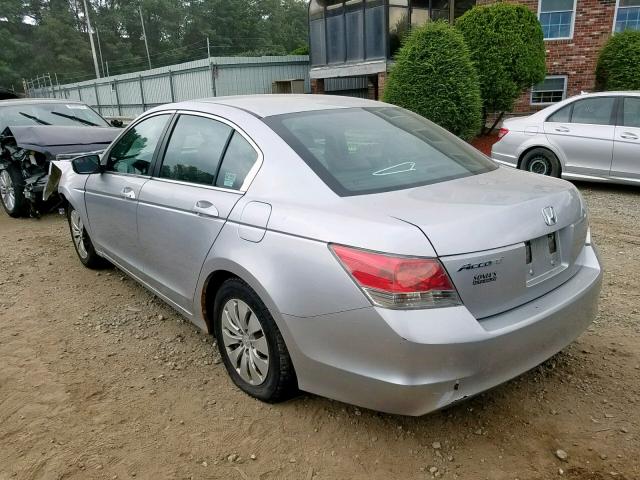 1HGCP26358A051569 - 2008 HONDA ACCORD LX SILVER photo 3