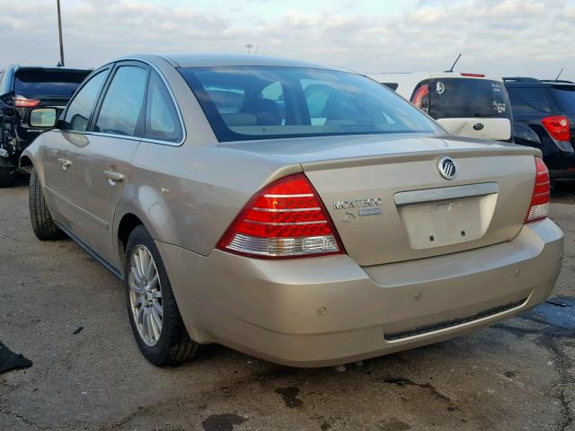 1MEHM42166G610567 - 2006 MERCURY MONTEGO PR 金色 照片 3