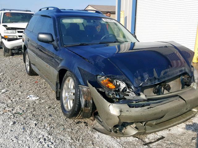 4S3BH665527600630 - 2002 SUBARU LEGACY OUT GREEN photo 1