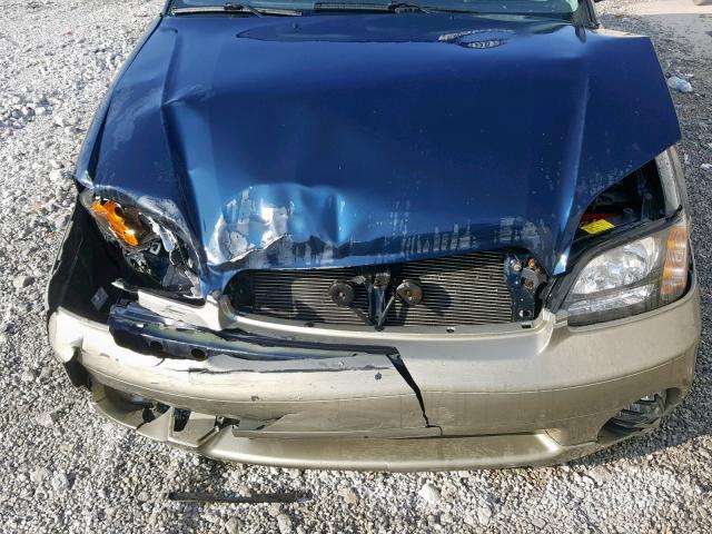 4S3BH665527600630 - 2002 SUBARU LEGACY OUT GREEN photo 9