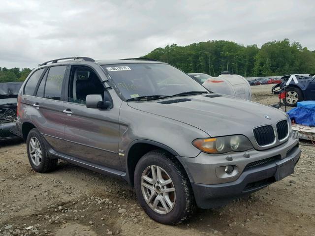 5UXFA13534LU27051 - 2004 BMW X5 3.0I GRAY photo 1