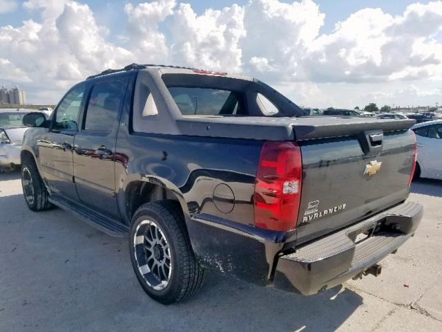 3GNEC22J79G194640 - 2009 CHEVROLET AVALANCHE BLACK photo 3