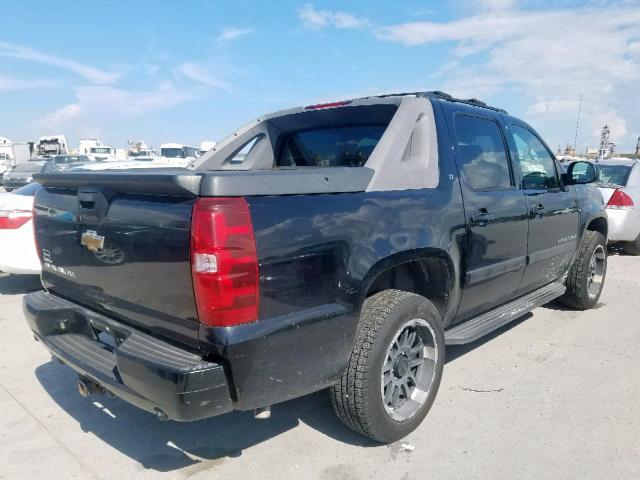 3GNEC22J79G194640 - 2009 CHEVROLET AVALANCHE BLACK photo 4