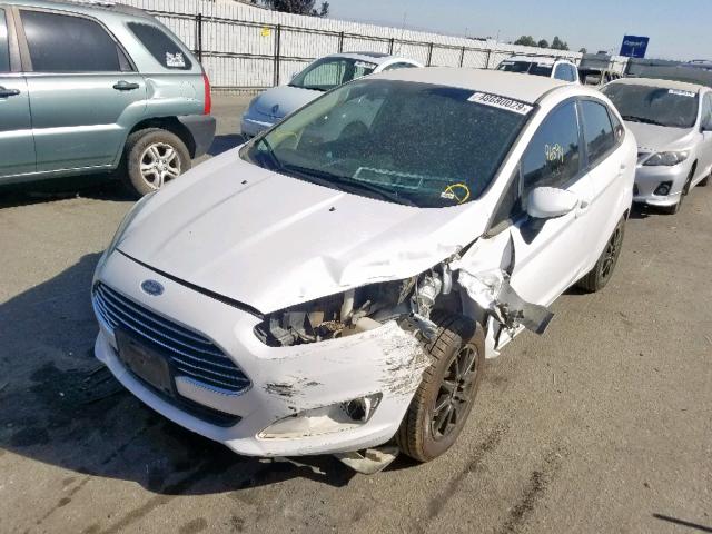 3FADP4BJ5EM190835 - 2014 FORD FIESTA SE WHITE photo 2