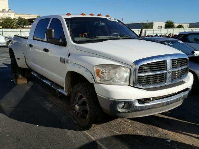 3D7MX49A08G129739 - 2008 DODGE RAM 3500 WHITE photo 1