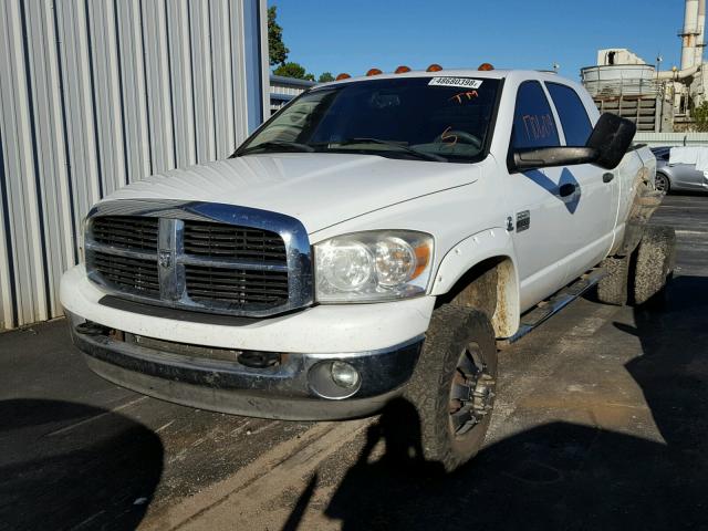 3D7MX49A08G129739 - 2008 DODGE RAM 3500 WHITE photo 2