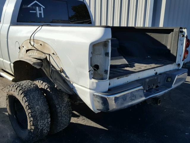 3D7MX49A08G129739 - 2008 DODGE RAM 3500 WHITE photo 9