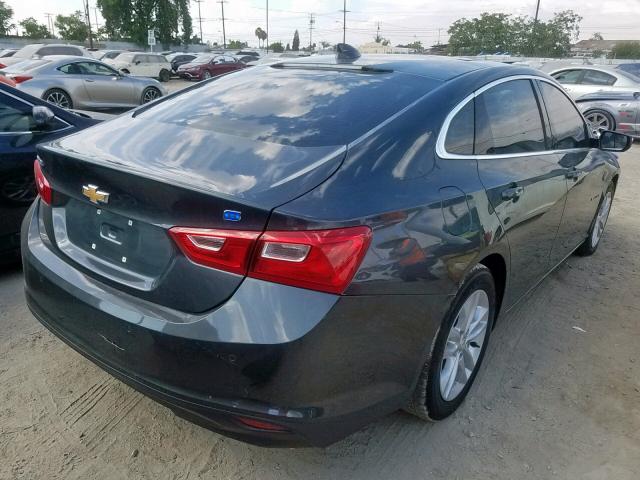 1G1ZJ5SU9GF332567 - 2016 CHEVROLET MALIBU HYB BLACK photo 4