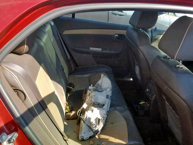 1G1ZE5EU9BF309427 - 2011 CHEVROLET MALIBU LTZ მუქწითელი ფოტო 6