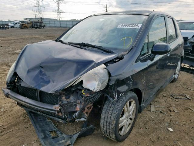 JHMGD37647S024037 - 2007 HONDA FIT S 黑色 照片 2