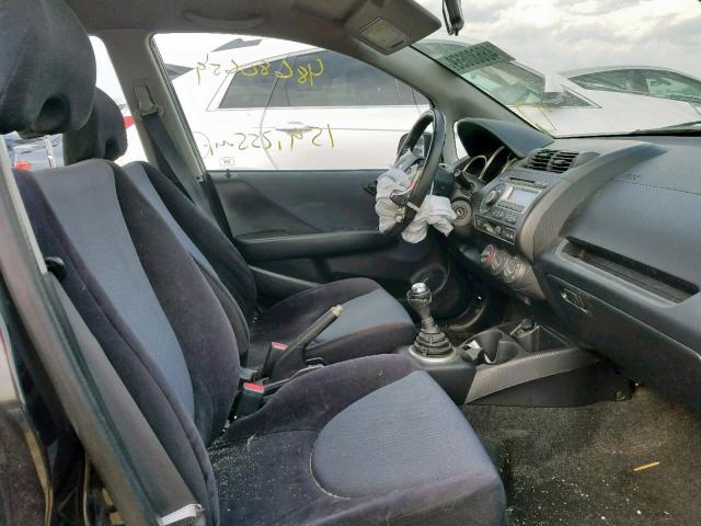 JHMGD37647S024037 - 2007 HONDA FIT S 黑色 照片 5