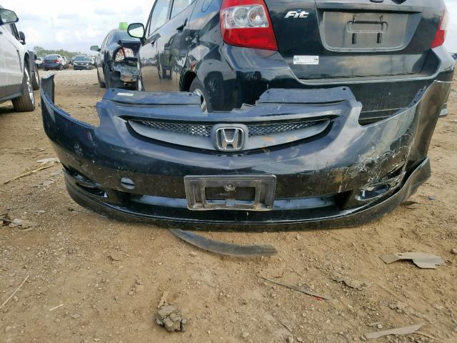 JHMGD37647S024037 - 2007 HONDA FIT S 黑色 照片 9