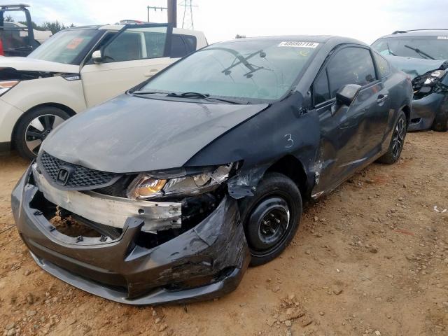 2HGFG3B01DH500708 - 2013 HONDA CIVIC EXL 灰色 照片 2