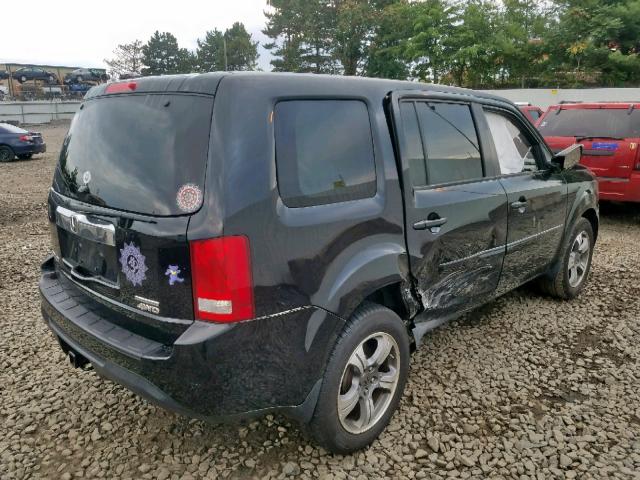 5FNYF4H37FB059385 - 2015 HONDA PILOT SE BLACK photo 4