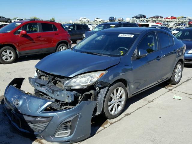 JM1BL1S53A1228150 - 2010 MAZDA 3 S BLUE photo 2