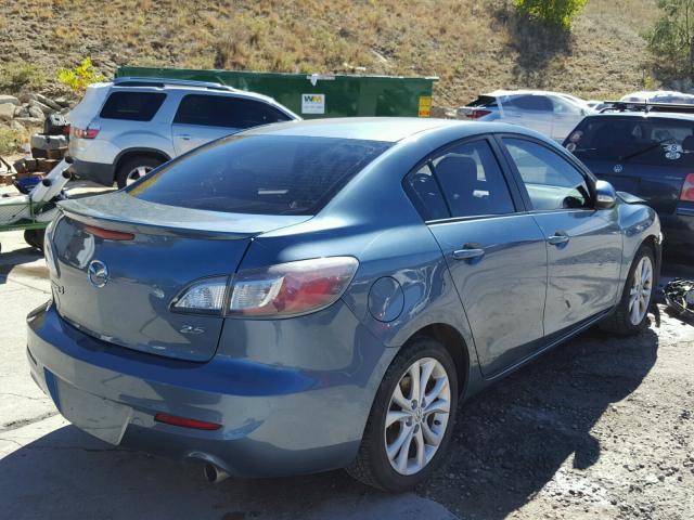 JM1BL1S53A1228150 - 2010 MAZDA 3 S BLUE photo 4