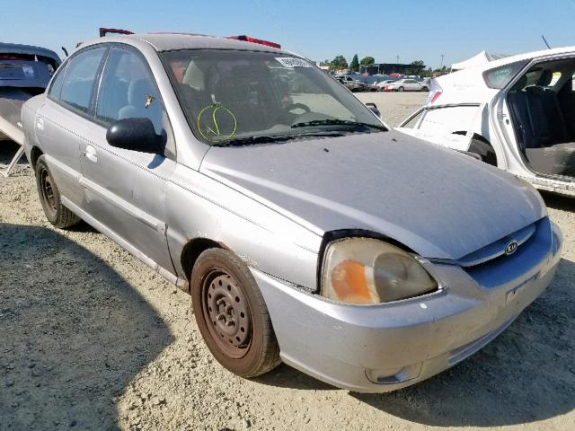 KNADC125346300929 - 2004 KIA RIO SILVER photo 1