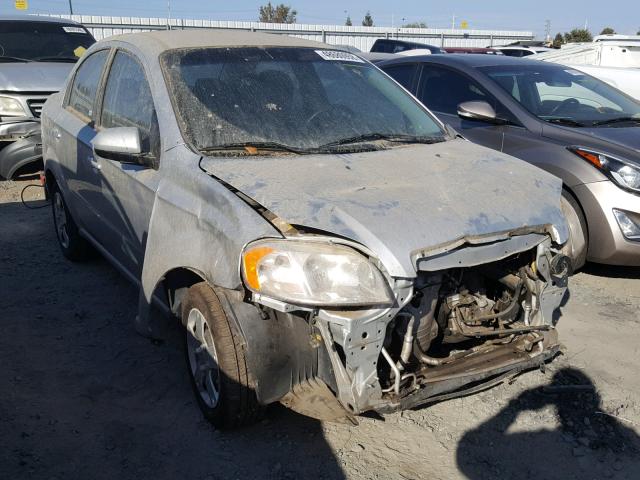 KL1TD5DE9BB138199 - 2011 CHEVROLET AVEO LS SILVER photo 1