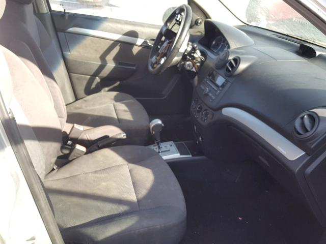 KL1TD5DE9BB138199 - 2011 CHEVROLET AVEO LS SILVER photo 5