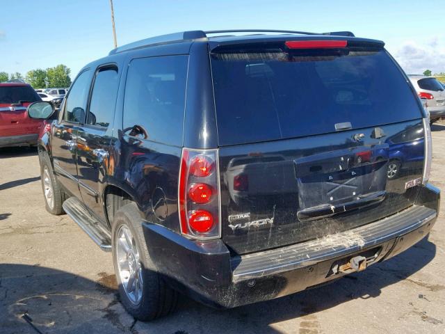 1GKFK03299R211311 - 2009 GMC YUKON DENA BLACK photo 3