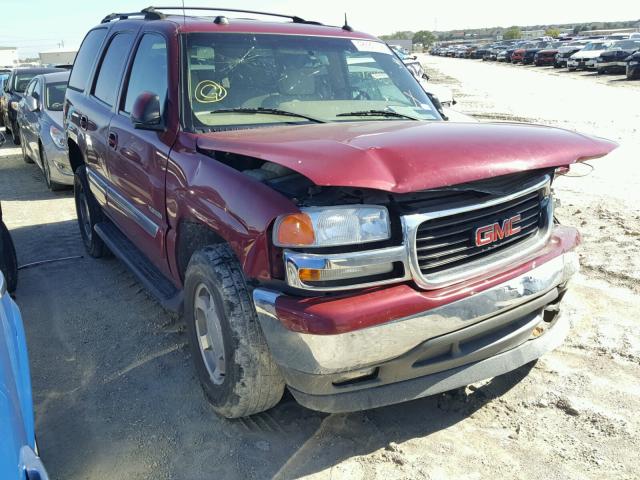 1GKEC13TX5J156206 - 2005 GMC YUKON BURGUNDY photo 1