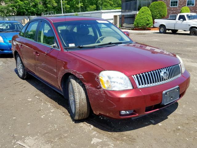 1MEHM431X5G600489 - 2005 MERCURY MONTEGO PR ბურგუნდია ფოტო 1