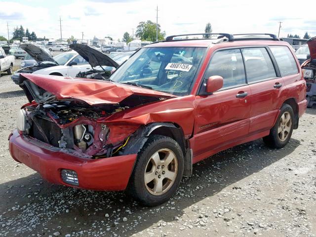 JF1SF65661H706003 - 2001 SUBARU FORESTER S Qırmızı foto 2