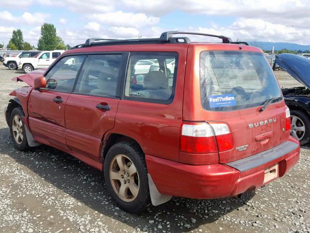JF1SF65661H706003 - 2001 SUBARU FORESTER S Qırmızı foto 3